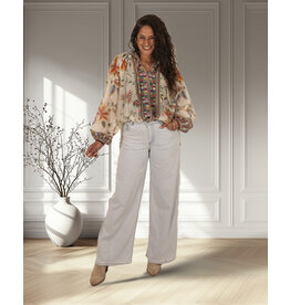 Light blue wide leg jeans van Forza