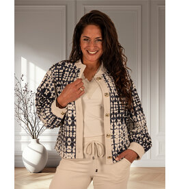 Mi  Piace Blue/kit batik bomberjack van Mi Piace