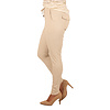 Lichtbeige travelstof broek van Mi Piace