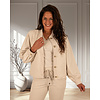 Lichtbeige bomberjack van Mi Piace