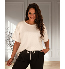 Gemma Ricceri Wit shirt strass