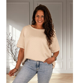 Gemma Ricceri Beige shirt strass