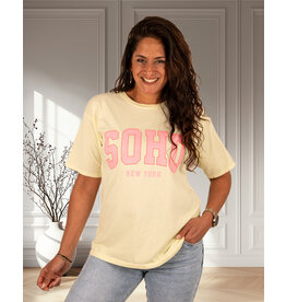 Lichtgeel shirt "Soho"