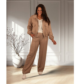 Camel tencel pantalon van Barcode