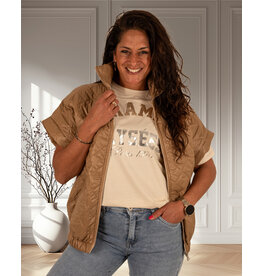 Camel bodywarmer