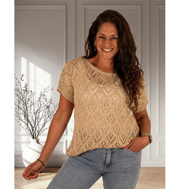 Gemma Ricceri Gouden ajour shirt van Gemma Ricceri
