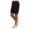 Donkerblauwe travelstof short van Mi Piace