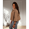Camel korte trenchcoat van BM Fashion