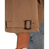Camel korte trenchcoat van BM Fashion
