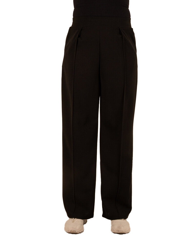 Zwarte broek met rechte pijp van Perla Nera