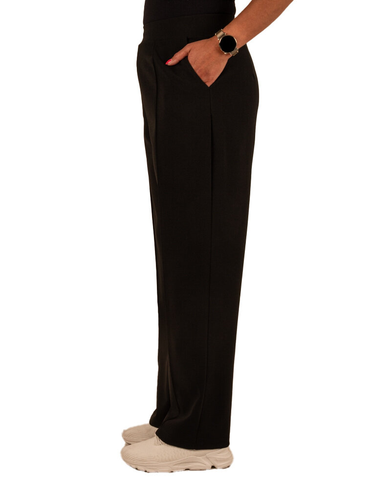 Zwarte broek met rechte pijp van Perla Nera
