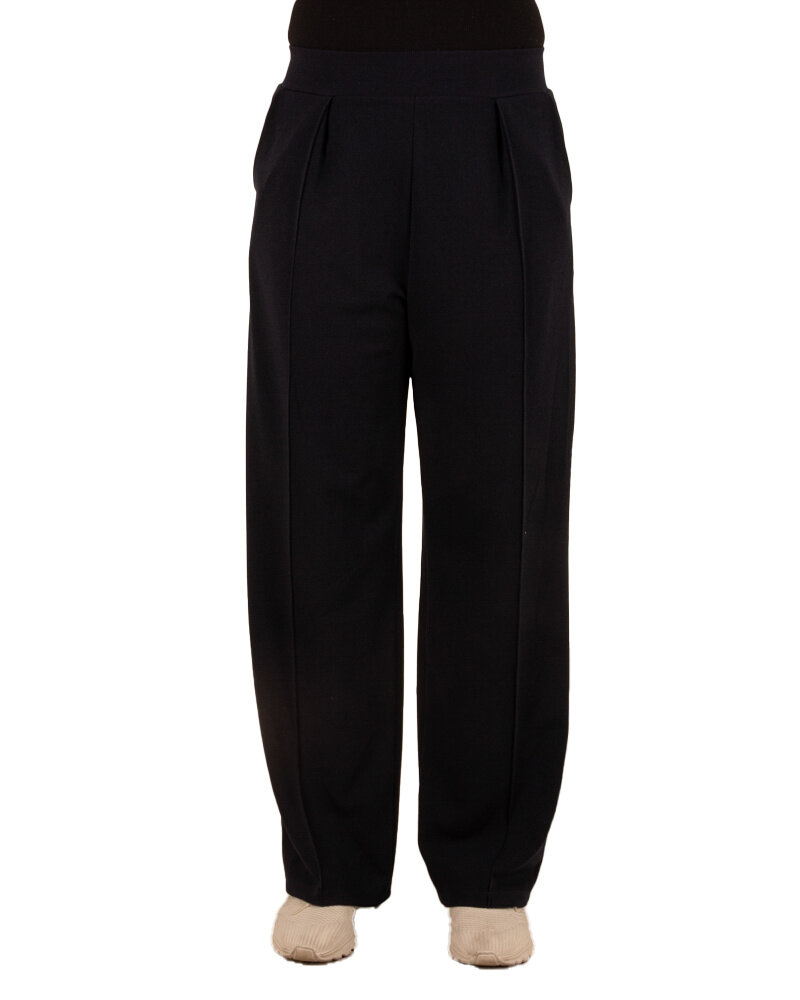 Donkerblauwe broek met rechte pijp van Perla Nera