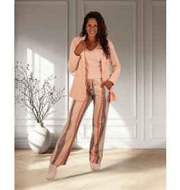 Mi  Piace Grape apple/swirly print travelstof pantalon