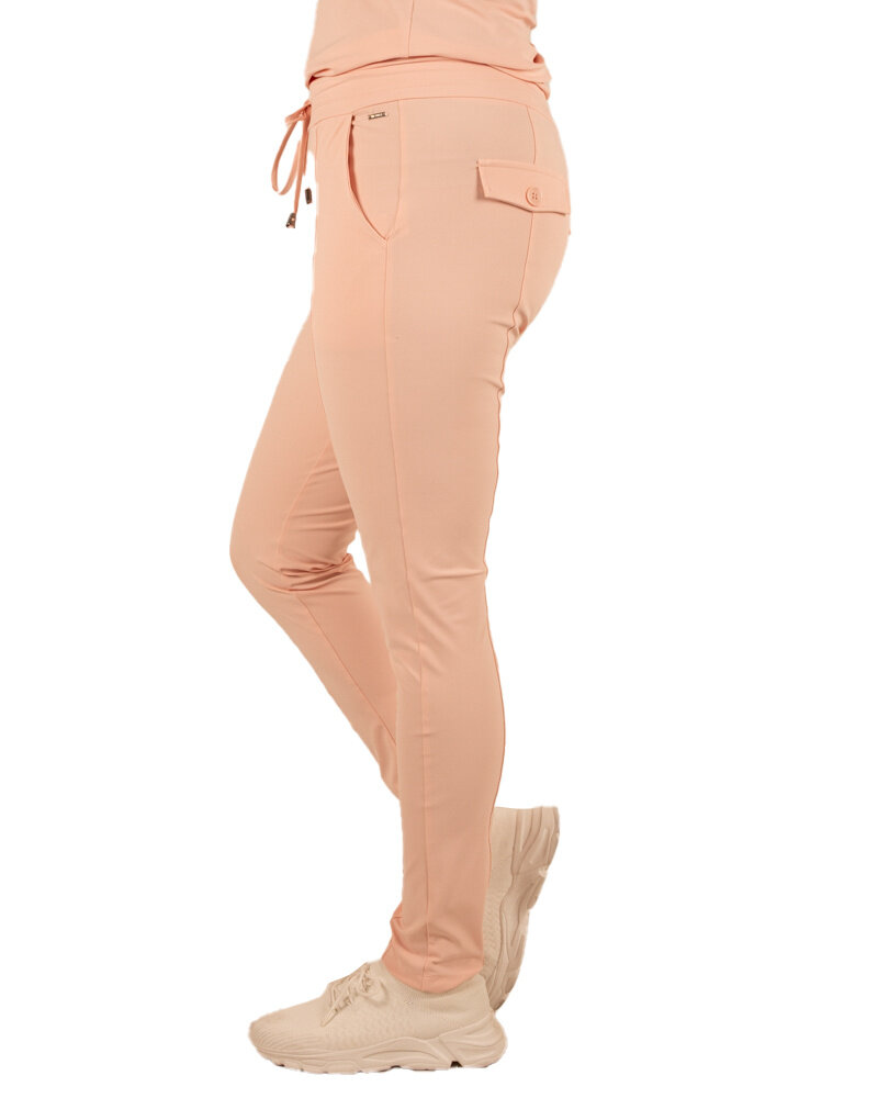 Peachskin travelstof broek van Mi Piace