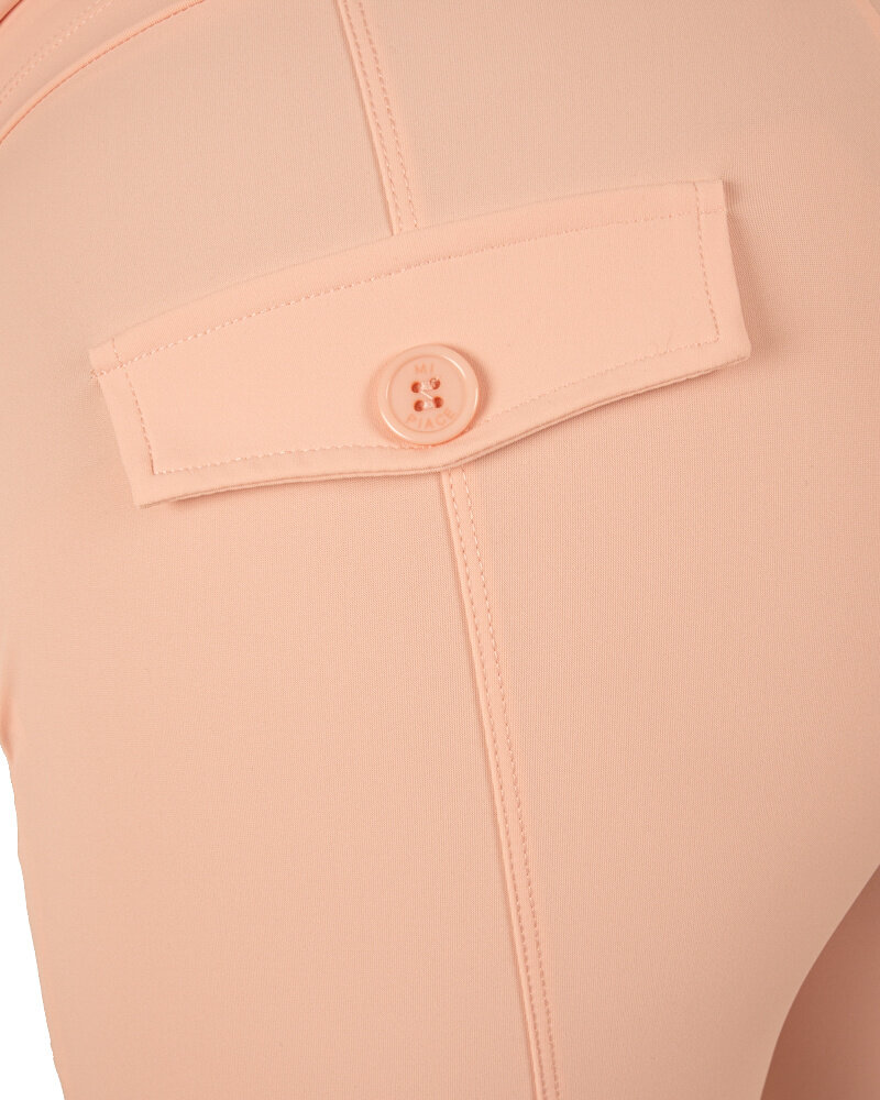 Peachskin travelstof broek van Mi Piace