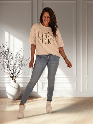 Toxik Light blue push-up skinny jeans  van Toxik