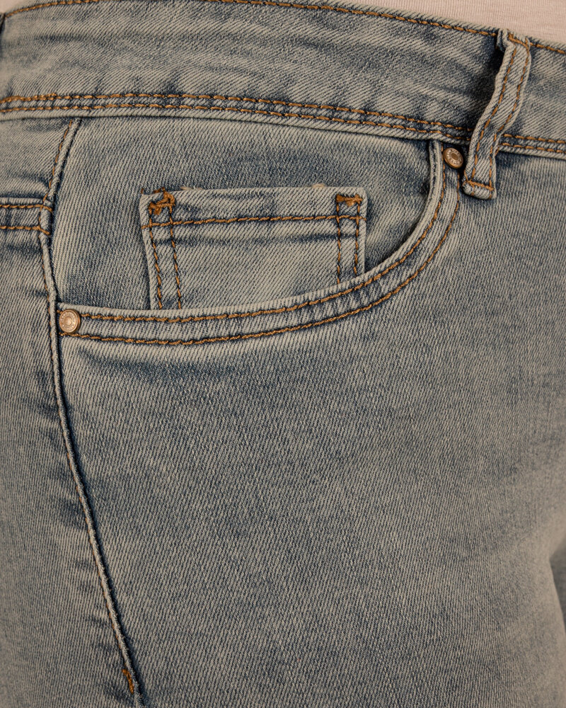 Yellow blue high waist capri van Norfy