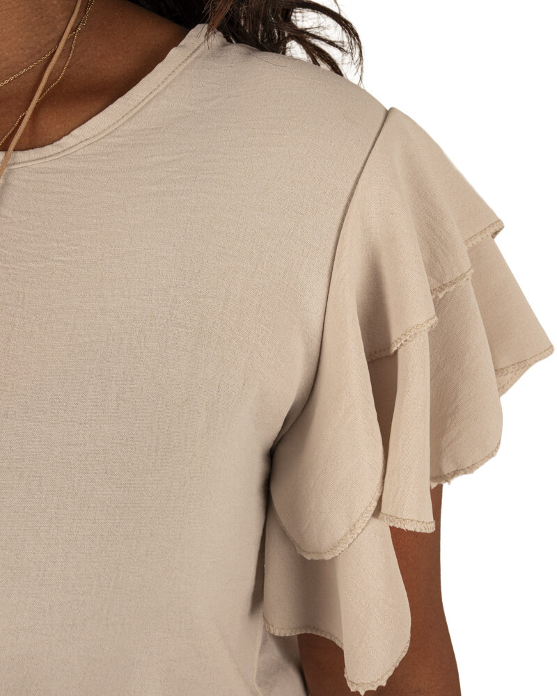 Beige set shirt met broek van El-Vita