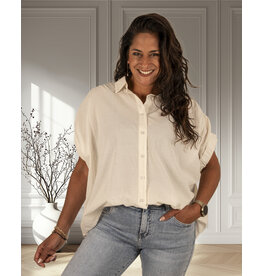 Ecru blouse van Forza