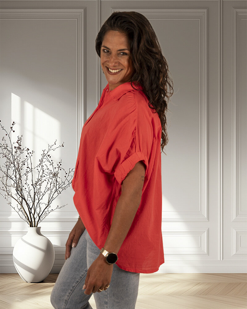 Koraal blouse van Forza