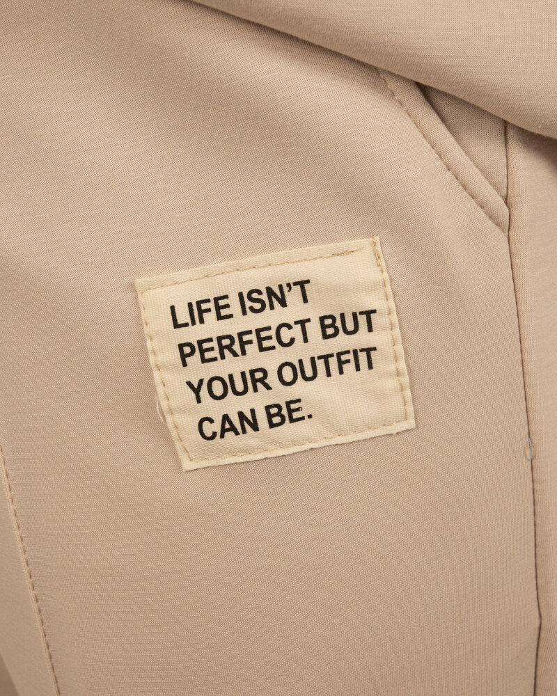 Beige joggingpak lang van El-Vita