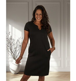 Gemma Ricceri Zwarte basic jurk