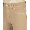 Beige high rise straight jeans van Norfy