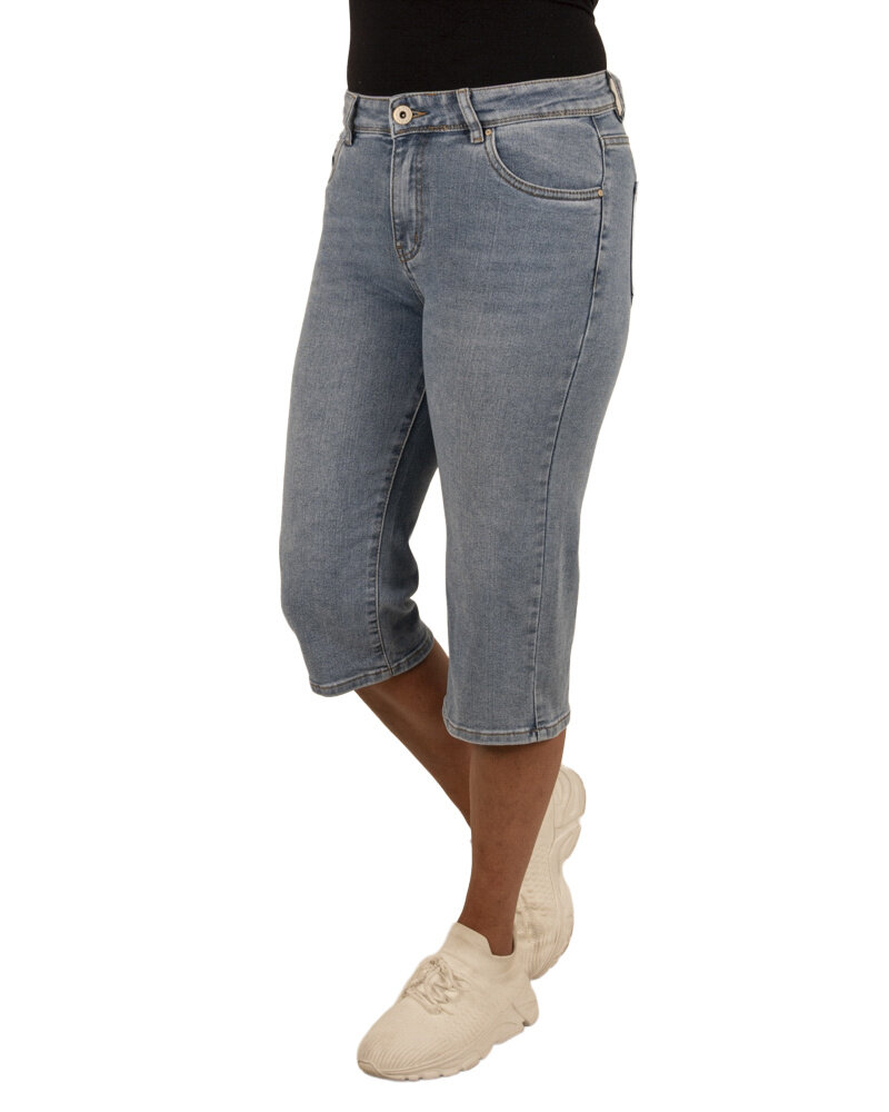 Light blue high waist capri van Norfy