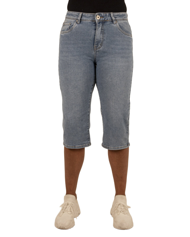 Light blue high waist capri van Norfy