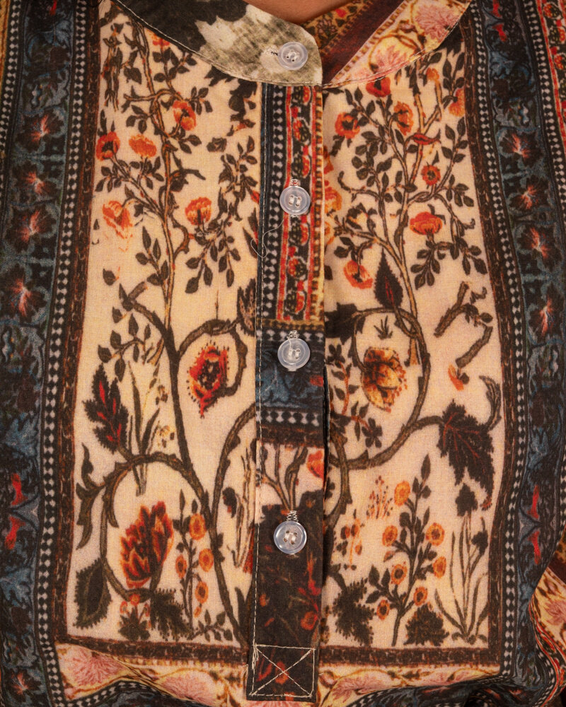 Patchwork print jurk van Forza