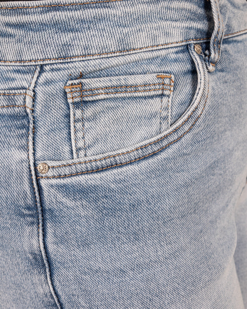 Light blue high waist mom jeans van Hello Miss