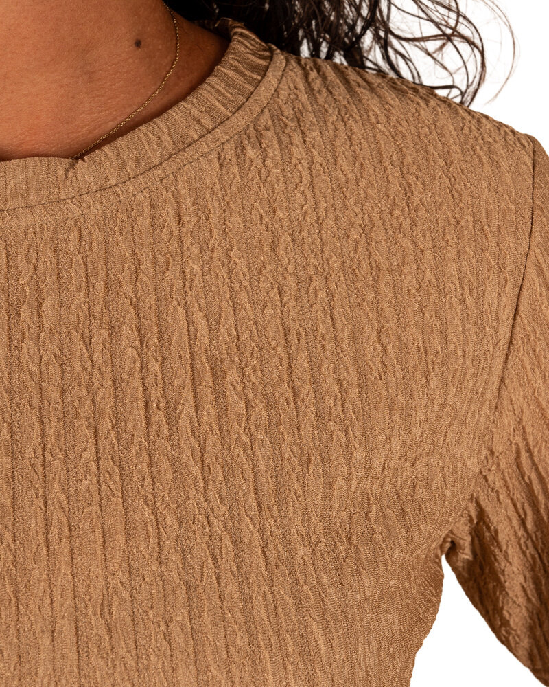 Camel set shirt met broek van Yu&Me