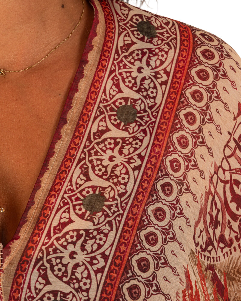 Rode print ballontop van El-Vita