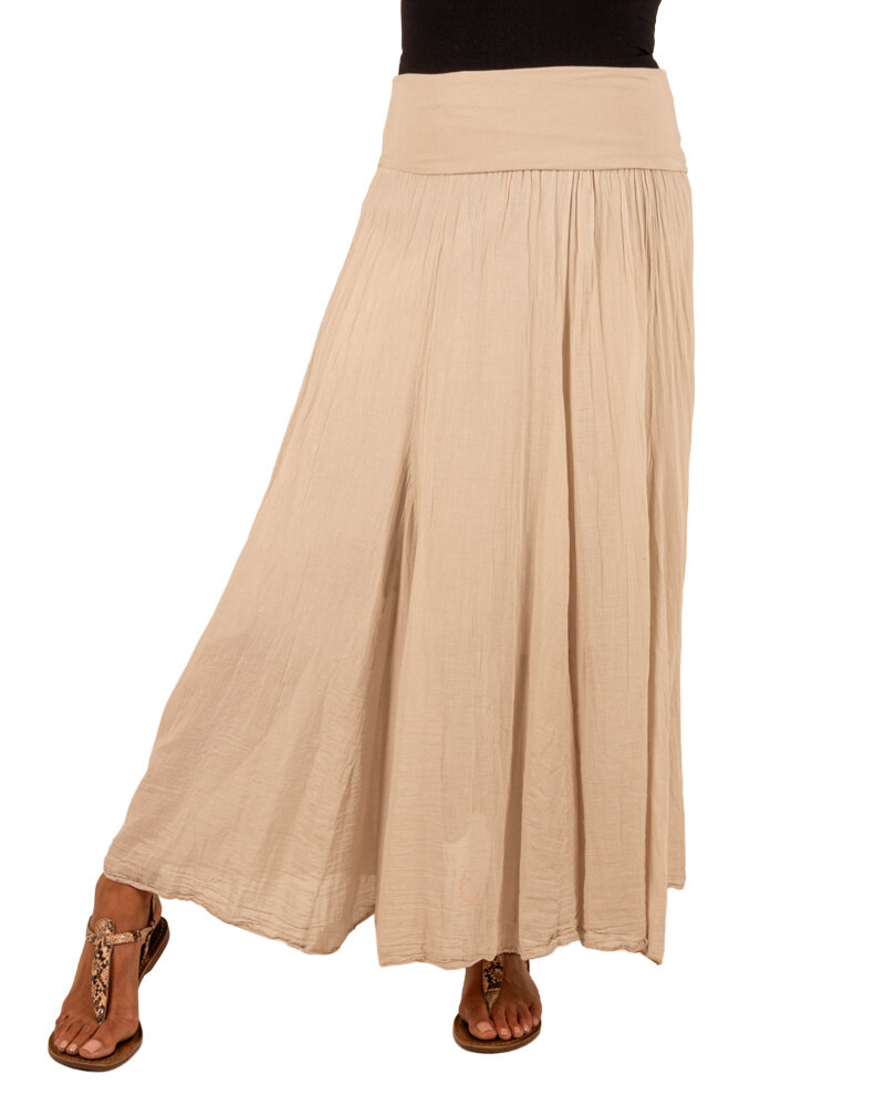 Beige lange rok van Gemma Ricceri