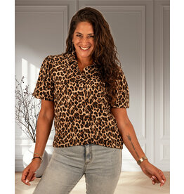 Gemma Ricceri Panterprint  blouse