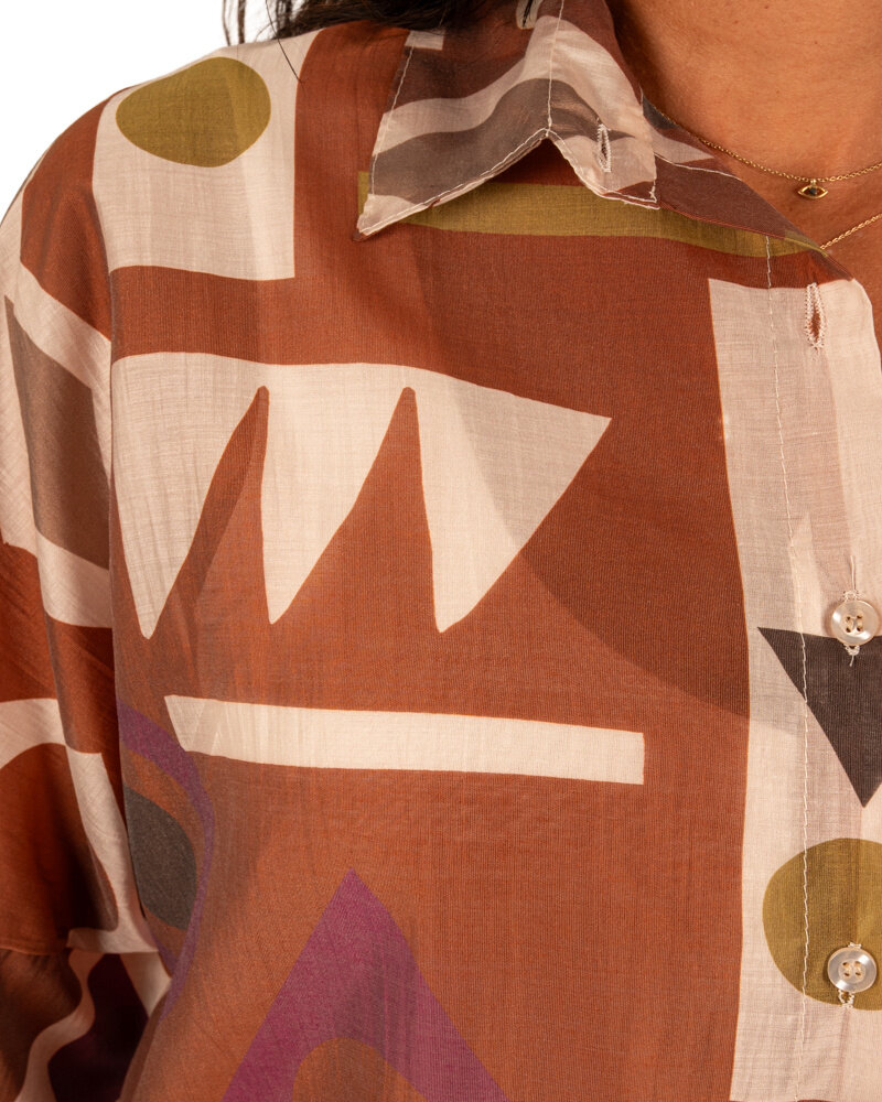 Grafische print blouse van Forza