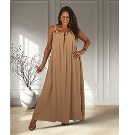 Camel jurk van Jessy&Co