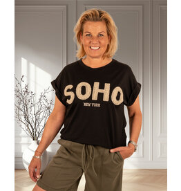 Gemma Ricceri Zwart shirt "Soho"
