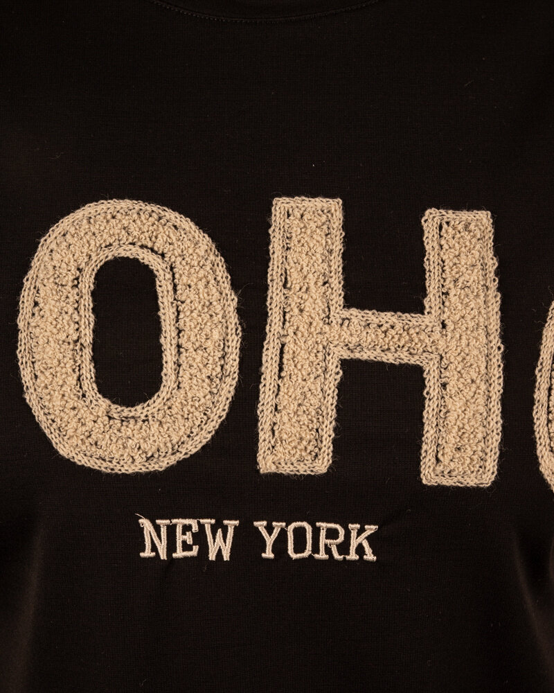 Zwart shirt "Soho" van Gemma Ricceri