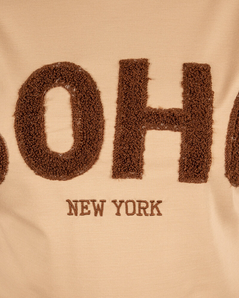 Beige shirt "Soho" van Gemma Ricceri