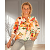 Off-white blouse bloemenprint van Gemma Ricceri