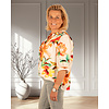 Off-white blouse bloemenprint van Gemma Ricceri