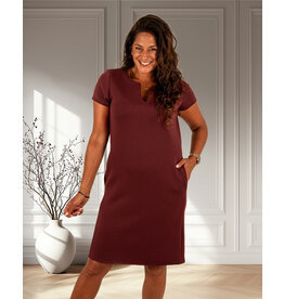 Gemma Ricceri Bordeaux basic jurk