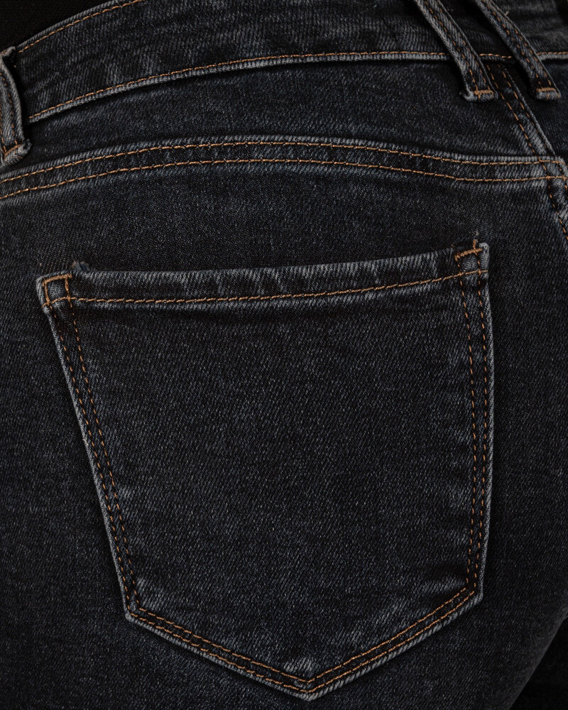 Dark blue high waist mom jeans van Hello Miss