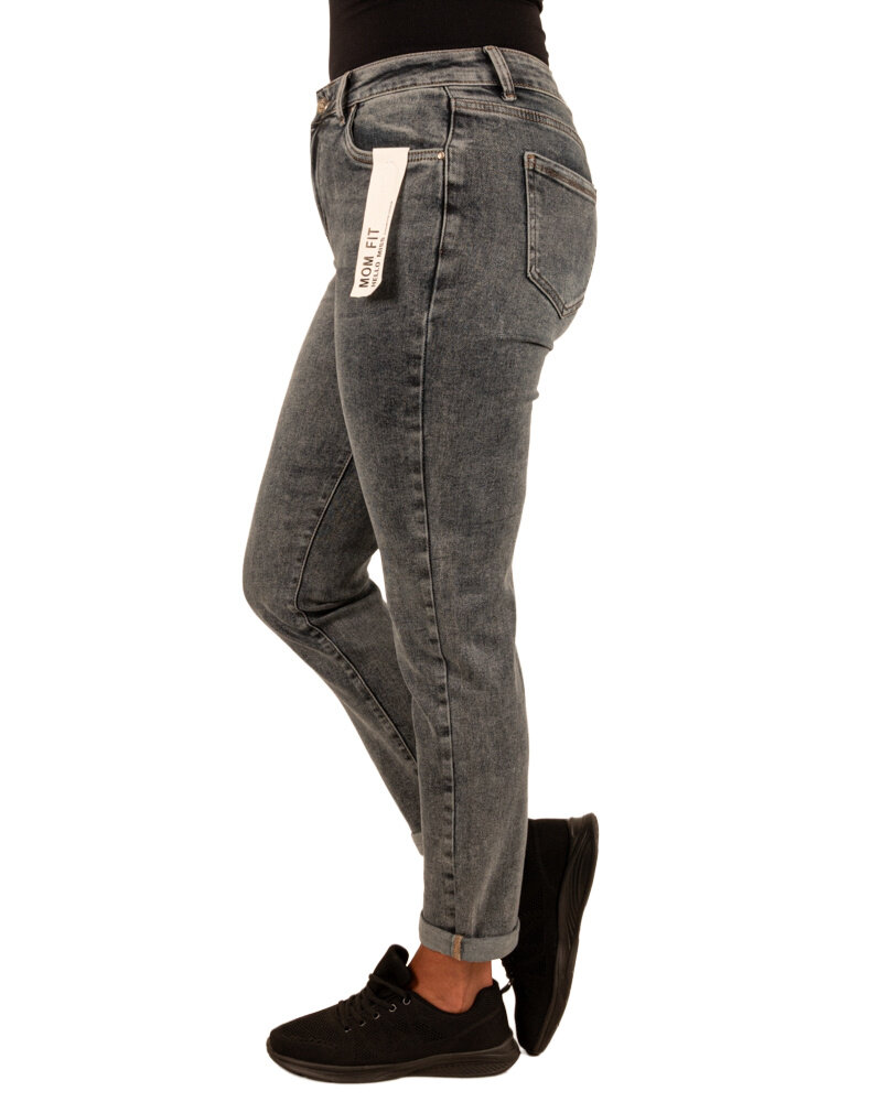Blue high waist mom jeans van Hello Miss