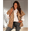 Camel oversized bodywarmer van Trendy ing.