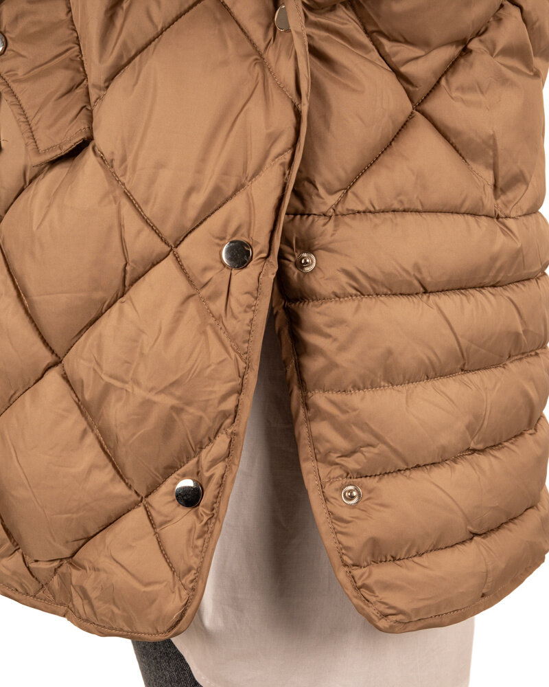 Camel oversized bodywarmer van Trendy ing.