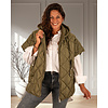 Groene oversized bodywarmer van Trendy ing.