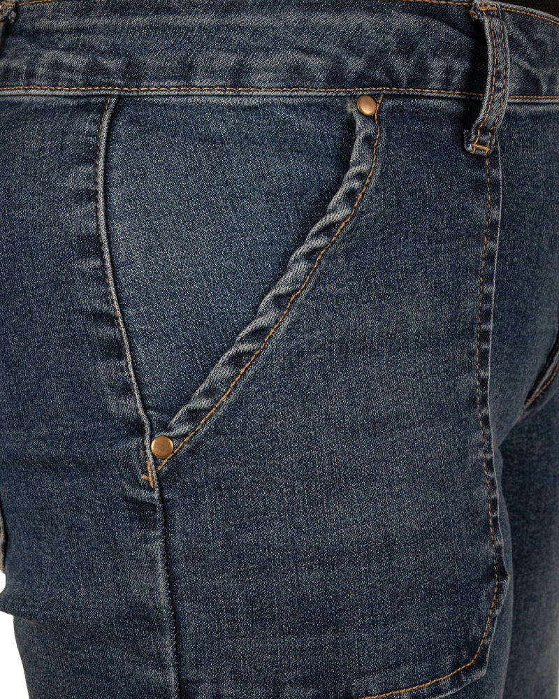Dark blue wide leg jeans van Toxik