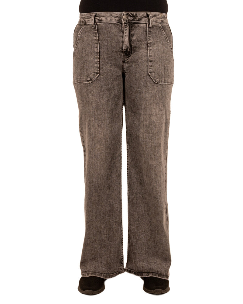 Grey wide leg jeans van Toxik